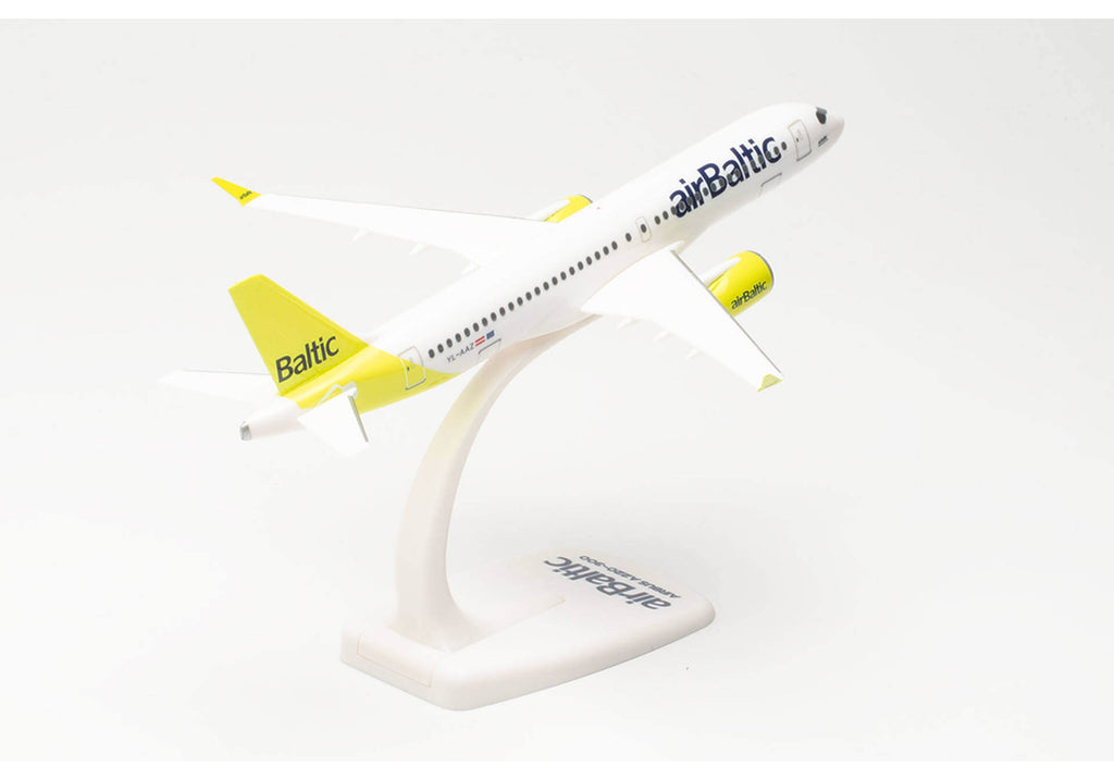 Airbus A220-300 Air Baltic Plane Model with Stand – 1/200 Scale 1