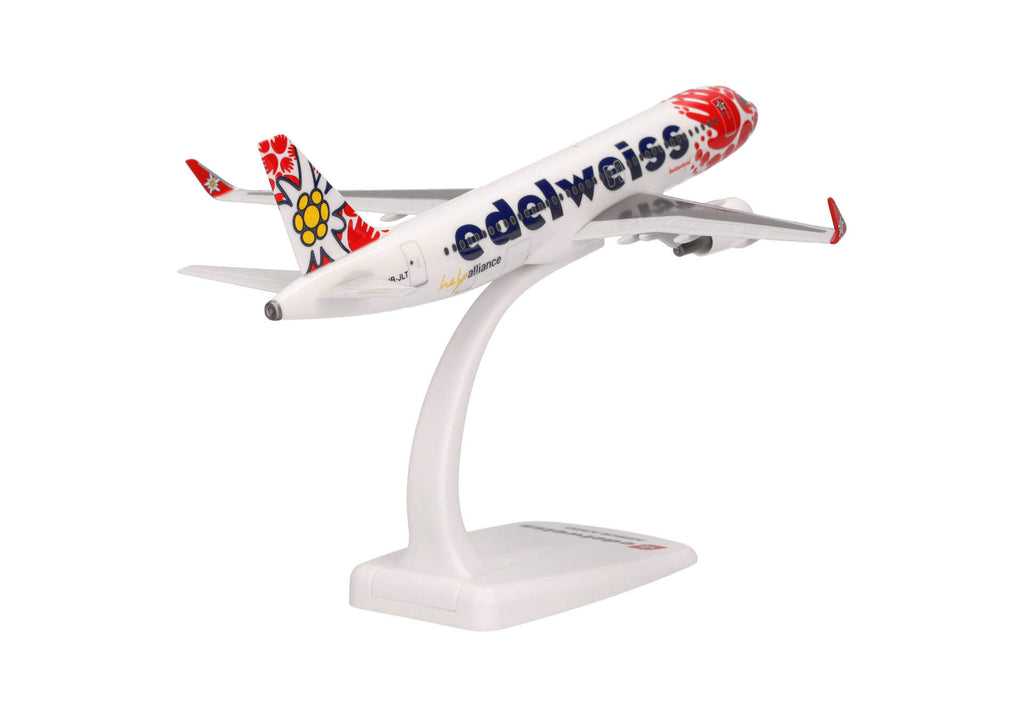 Airbus A320 Edelweiss Air Plane Model with Stand – 1/200 Scale 1