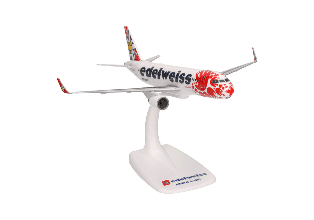 Airbus A320 Edelweiss Air Plane Model with Stand – 1/200 Scale 2