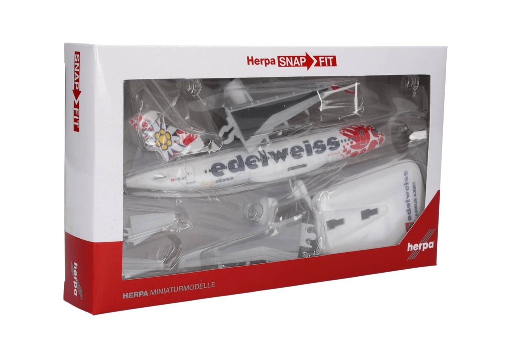 Airbus A320 Edelweiss Air Plane Model with Stand – 1/200 Scale 4