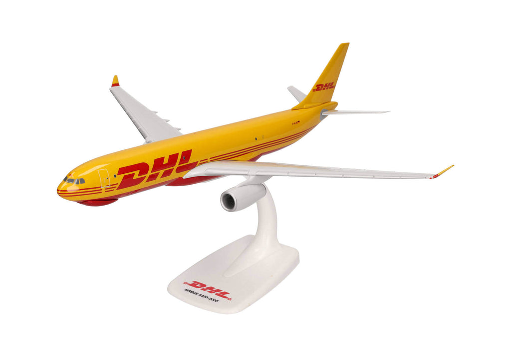 Airbus A330-200F DHL Plane Model with Stand – 1/200 Scale