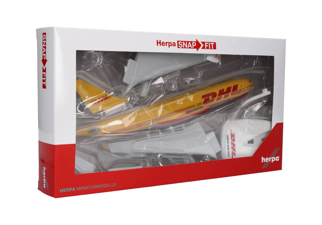 Airbus A330-200F DHL Plane Model with Stand – 1/200 Scale 4