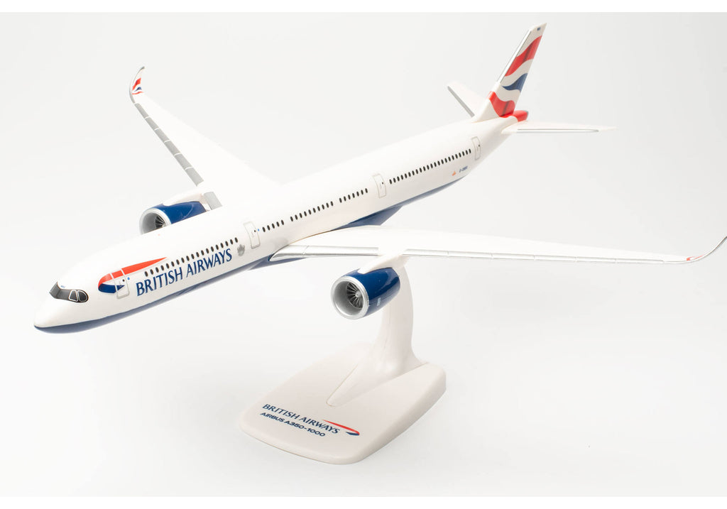 Airbus A350-1000 British Airways Plane Model with Stand – 1/200 Scale