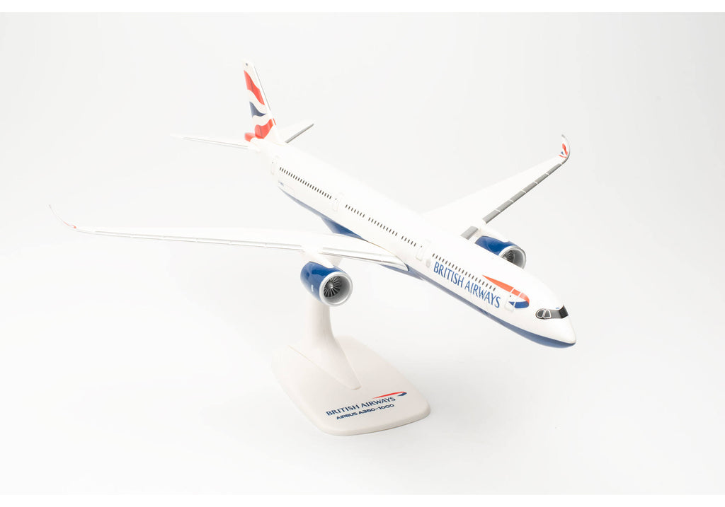 Airbus A350-1000 British Airways Plane Model with Stand – 1/200 Scale_4