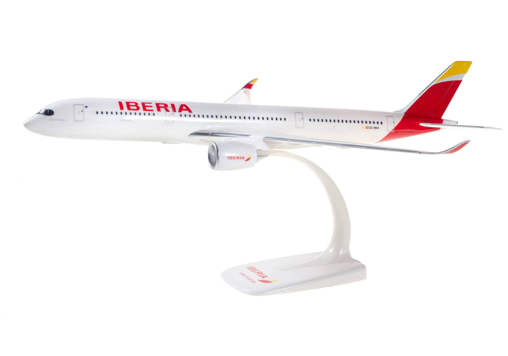 Airbus A350-900 Iberia scale plane with Stand – 1/200 Scale