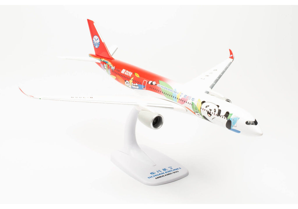Airbus A350-900 Sichuan Airlines Plane Model with Stand – 1/200 Scale_1