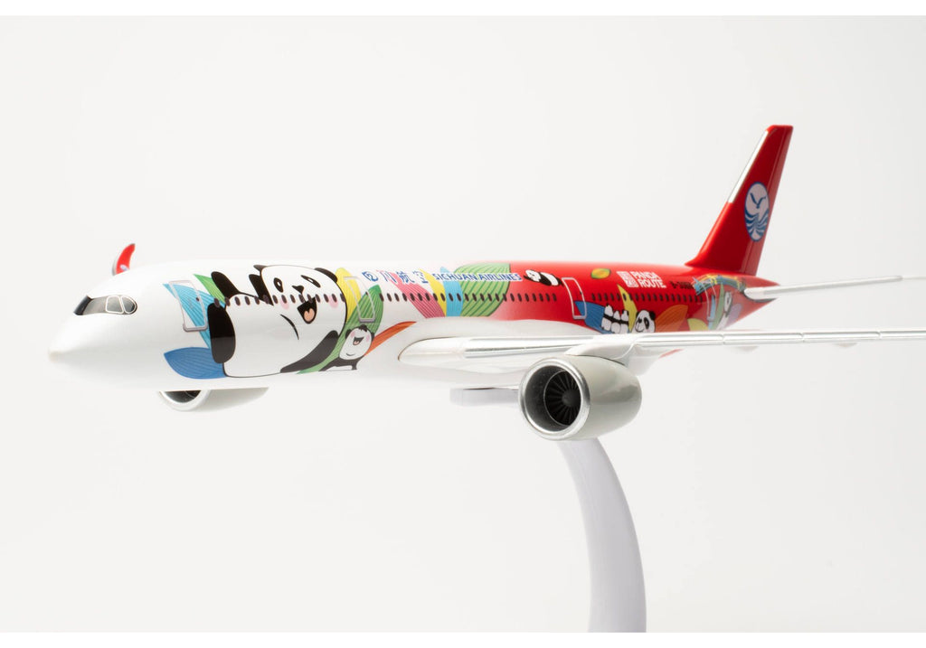 Airbus A350-900 Sichuan Airlines Plane Model with Stand – 1/200 Scale_1