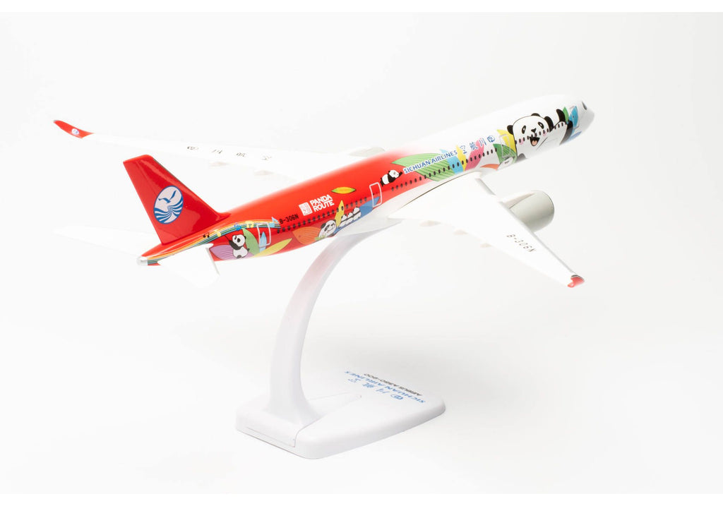Airbus A350-900 Sichuan Airlines Plane Model with Stand – 1/200 Scale_4