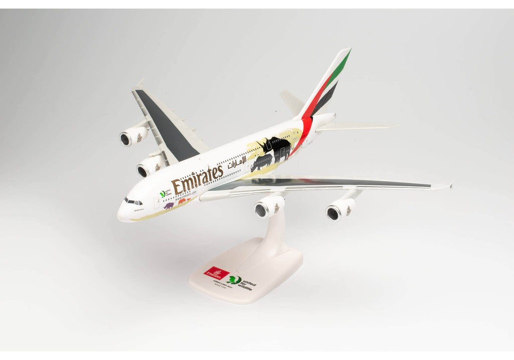 Airbus A380 Emirates Plane Model with Stand – 1/250 Scale Herpa Wings
