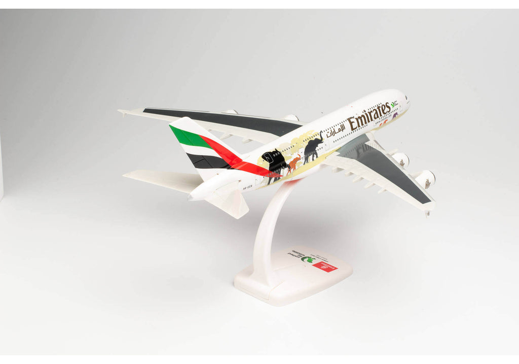 Airbus A380 Emirates Plane Model with Stand – 1/250 Scale Herpa Wings 1