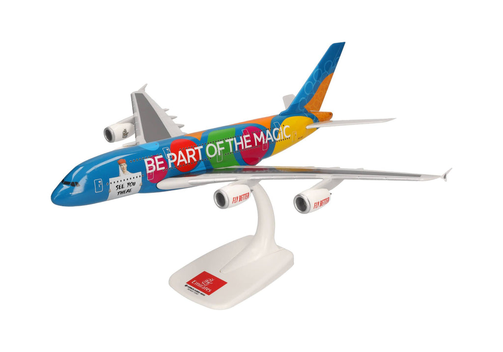 Airbus A380 Emirates Plane Model with Stand A6-EOT – 1/250 Scale 1