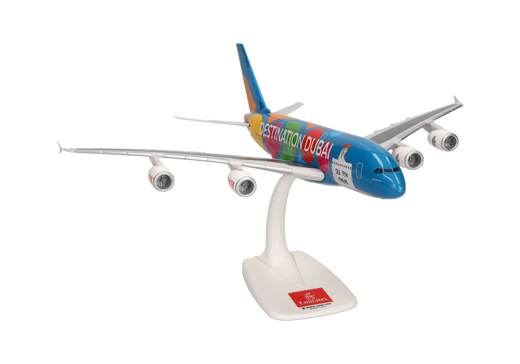 Airbus A380 Emirates Plane Model with Stand A6-EOT – 1/250 Scale 2