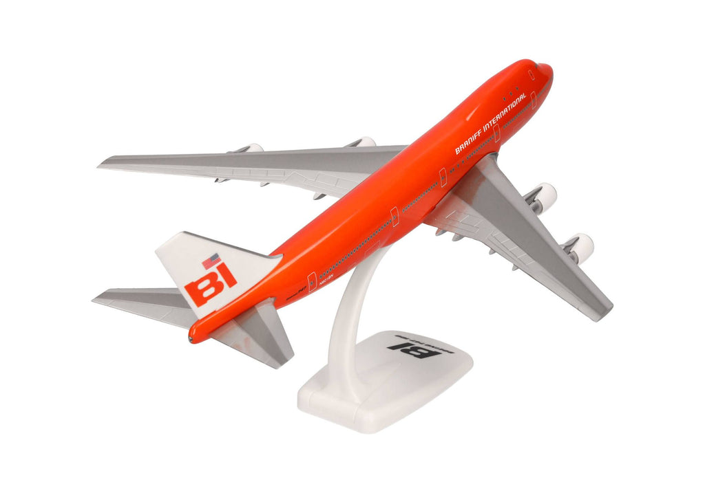 Boeing 747-100 Braniff International N601BN Herpa plane model 1