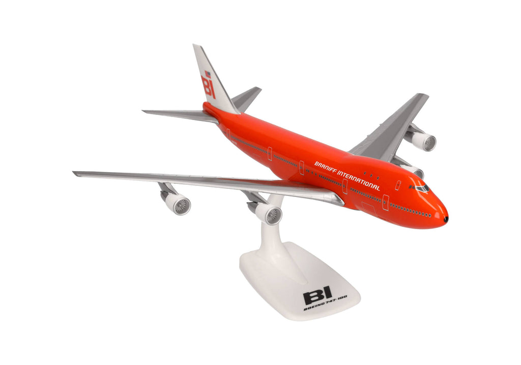 Boeing 747-100 Braniff International N601BN Herpa plane model 2