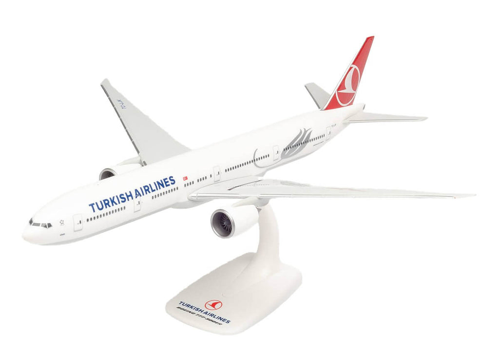 Boeing 777-300ER Turkish Airlines Model with Stand – 1/200 Scale Herpa Wings