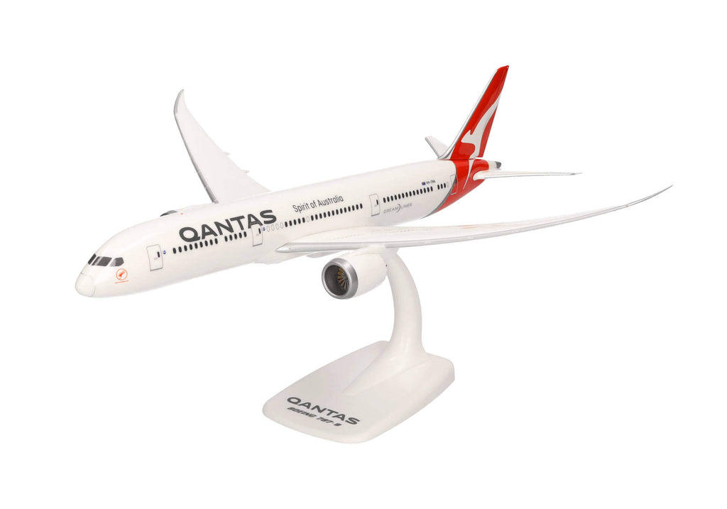 Boeing 787-9 Qantas Model with Stand