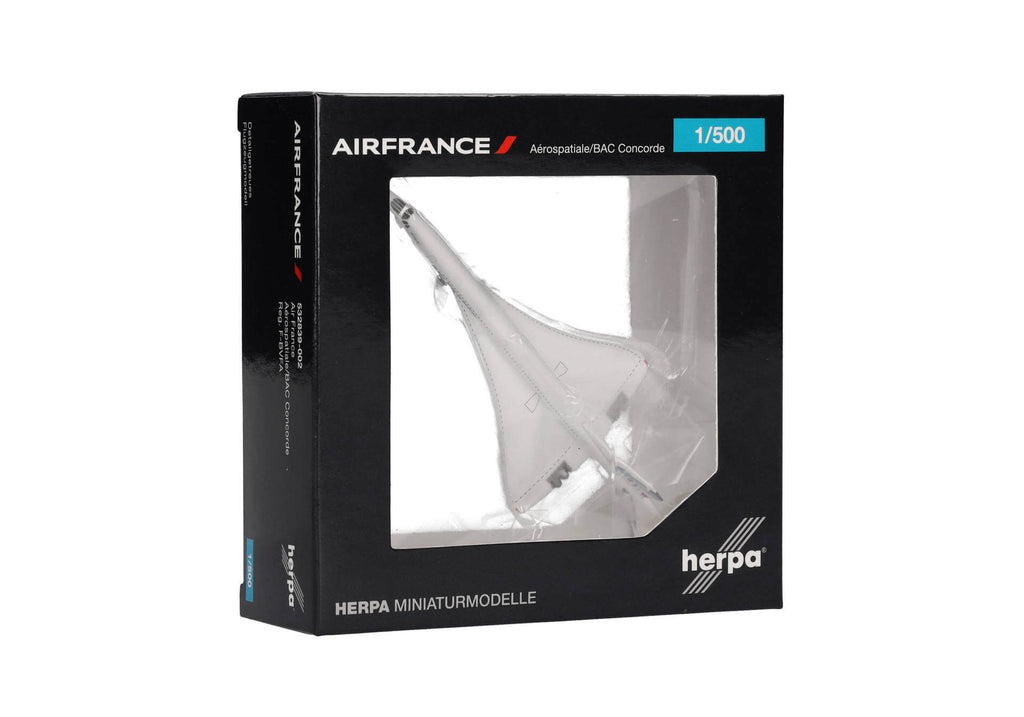 Concorde Air France 1 500 Herpa Wings plane models